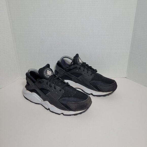Nike Air Huarache Run Black Women's Running Athletic Shoe Sneaker Size 9 - Picture 2 of 11